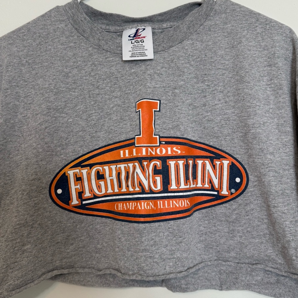 Fighting Illini Gray T-Shirt